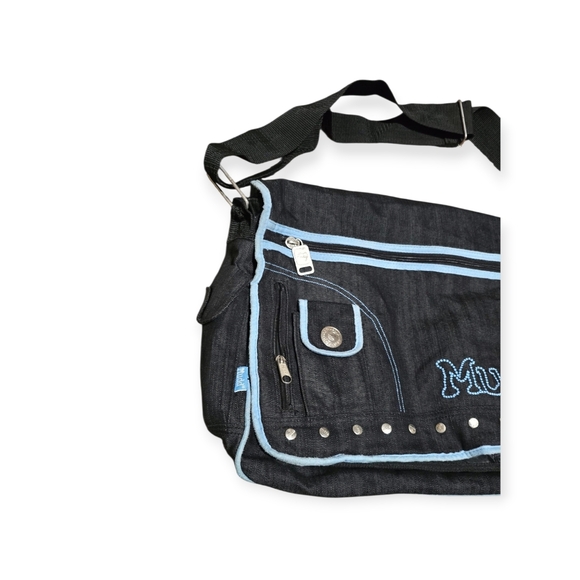 Vintage Y2k Mudd Messenger Denim - Picture 4 of 9